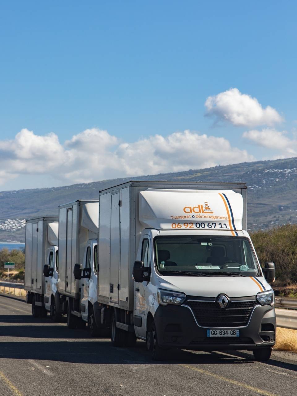 Des camions de déménagement modernes et fiables à votre disposition.